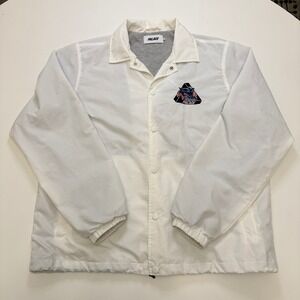Palace Tri-Panther White Nylon Coaches Jacket Mens Medium‎
